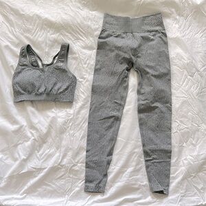 Grey Marl Gymshark Set